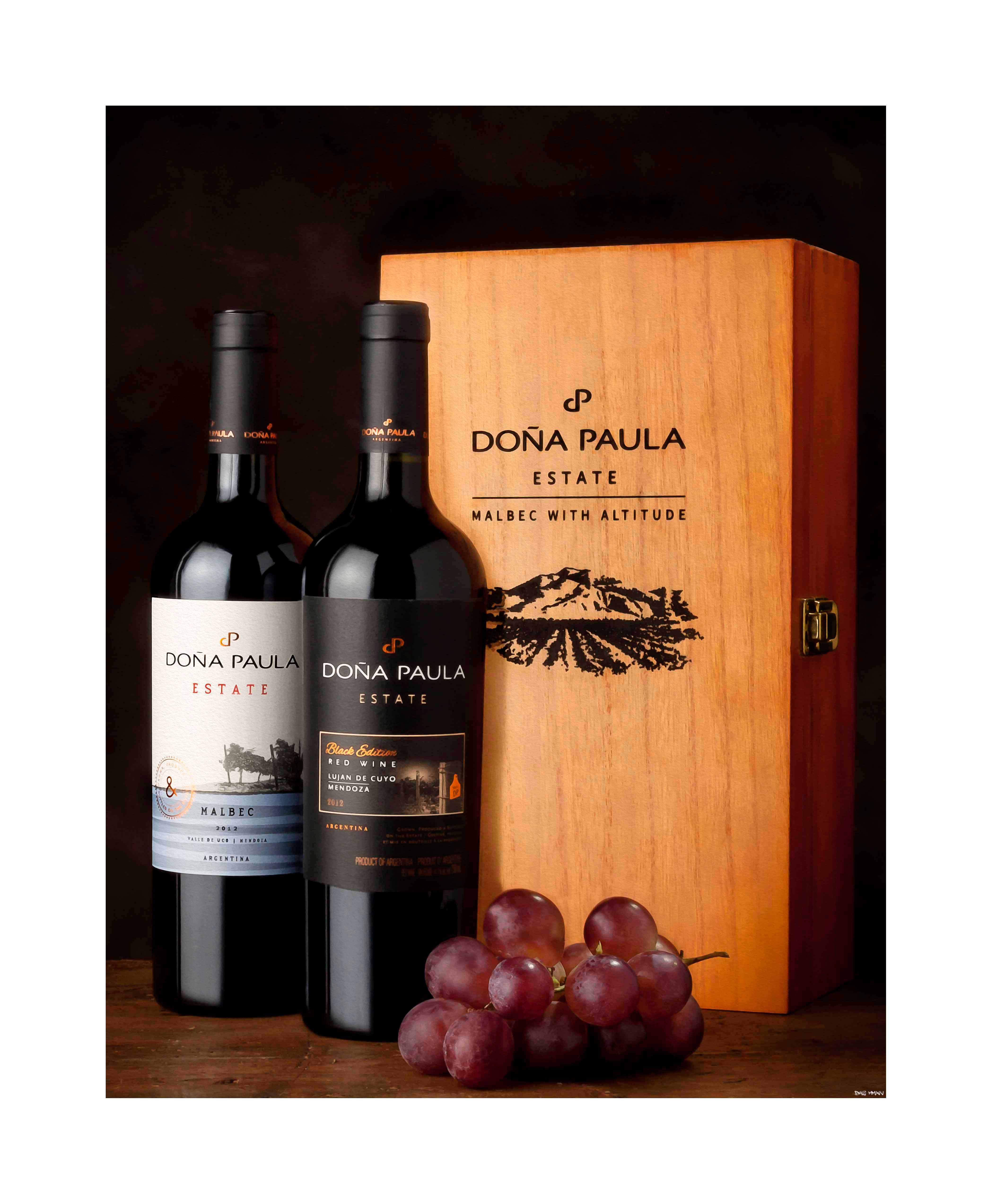 Dona Paula Estate 2012 Wine – – Mendoza Malbec Photography Darrell Steele & Red
